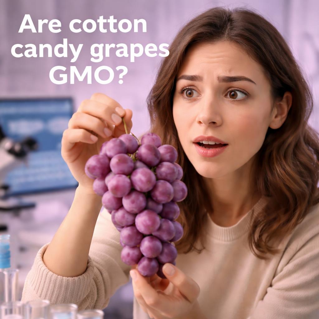 Are cotton candy grapes GMO
