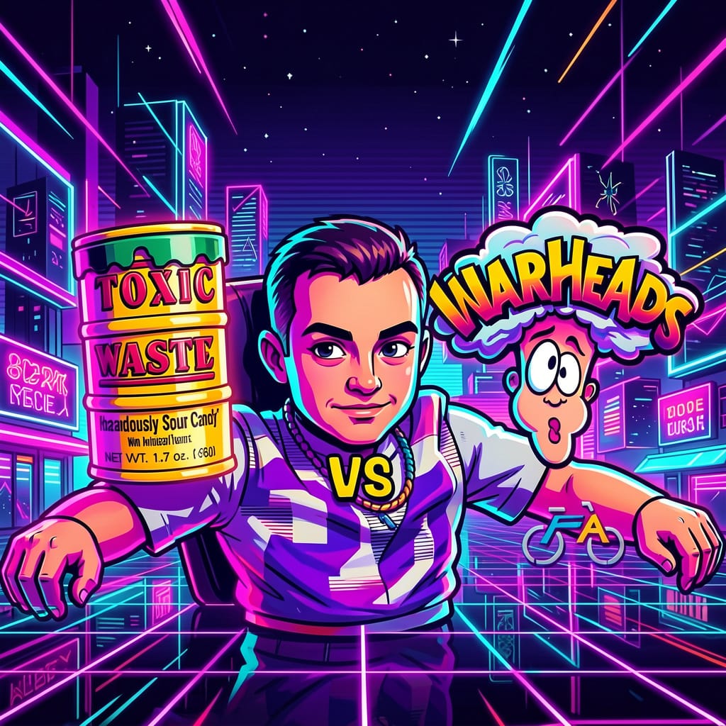 What Is More Sour Warheads or Toxic Waste