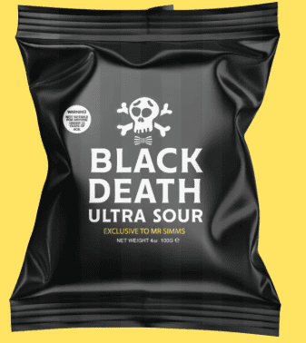 Black Death Sour Candy Challenge: 60s of Lethal Grit Black Death Sour Candy Challenge