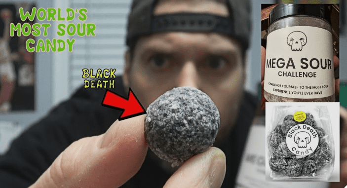 Black Death Sour Candy Challenge