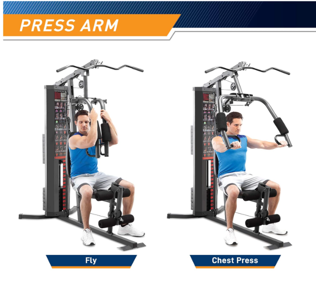 Marcy 150-lb Multifunctional Home Gym Station for Total Body Training MWM-990
