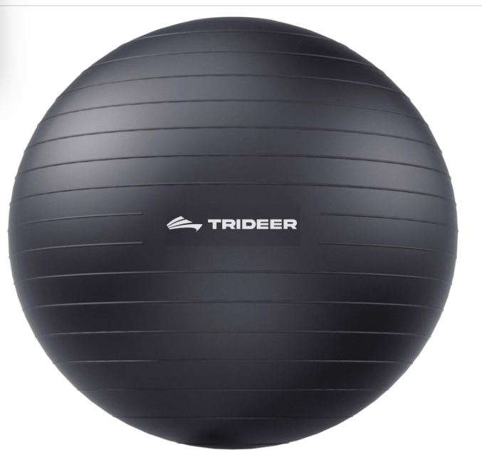 Exercise Equipment for Home: 4 best secrets picks Trideer Yoga Ball for Exercise, Pilates, Core & Balance Training, Stability Ball for Pregnancy & Birthing Prep, Physical Therapy, Daily Stretching