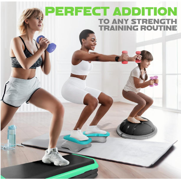 
Yes4All Neoprene Coated Dumbbell Hand Weight Sets of 2 - Multiple Weight Options with 15 Colors, Anti-roll, Anti-Slip, Hexagon Shape