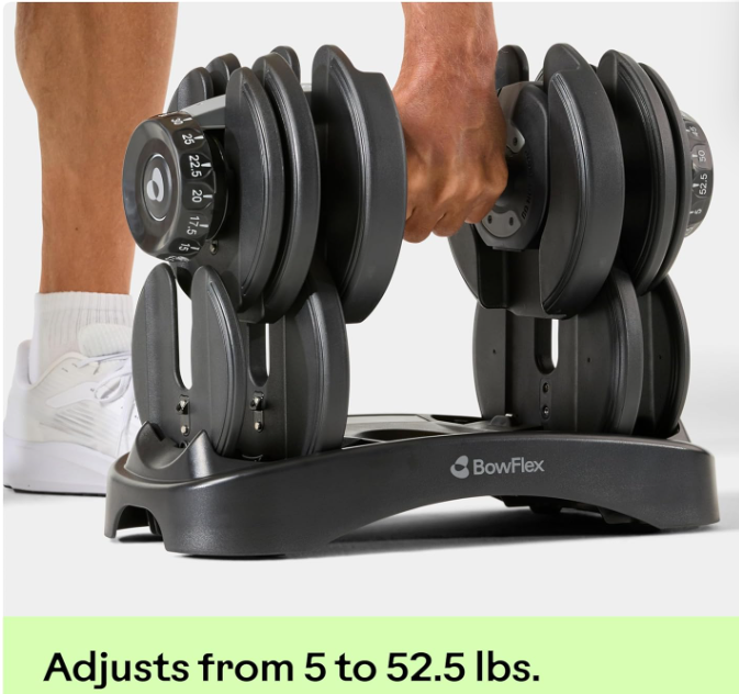 Workout Equipment For Home Near Me Reviews: 4 secrets Bowflex SelectTech 552 Adjustable Dumbbells (Results Series